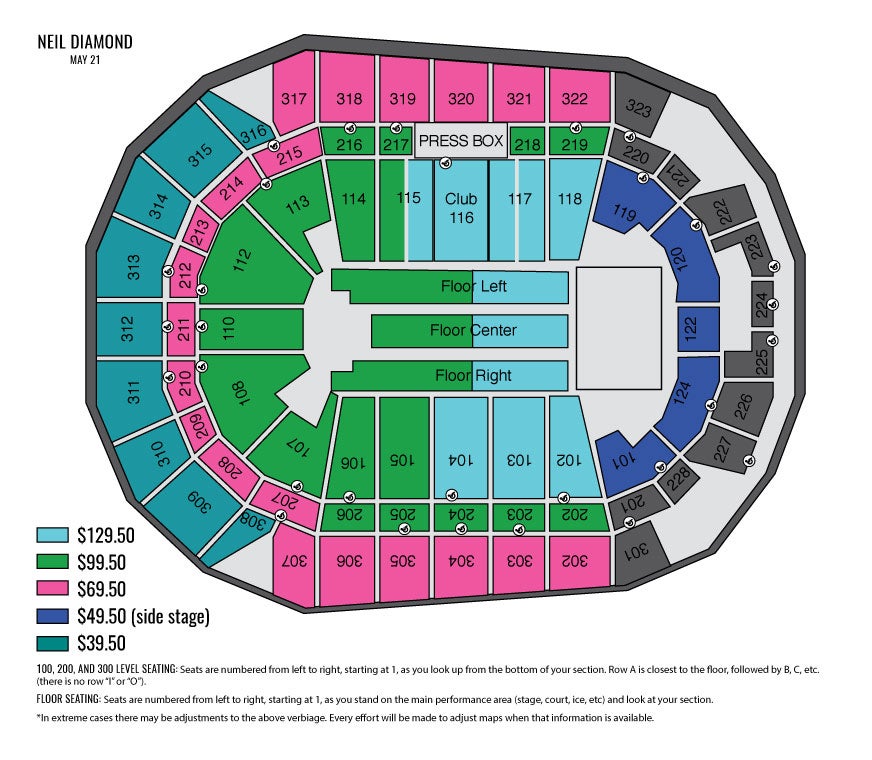 Ruby Diamond Seating Chart