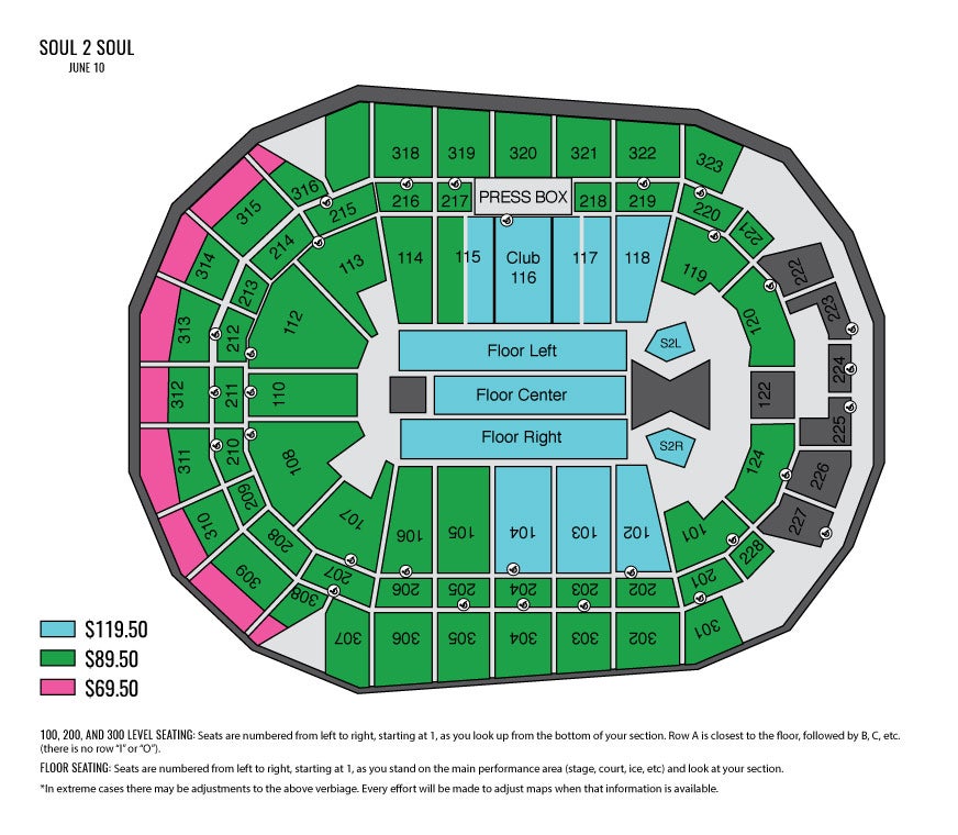 Aretha Franklin Amphitheatre Seating Chart