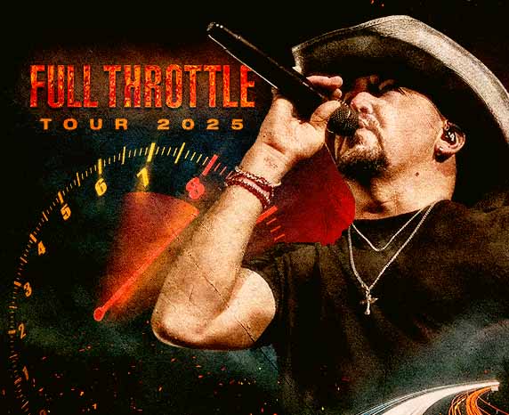 More Info for JASON ALDEAN ANNOUNCES  ‘FULL THROTTLE TOUR’ 2025 POWERED BY PATRIOT MOBILE