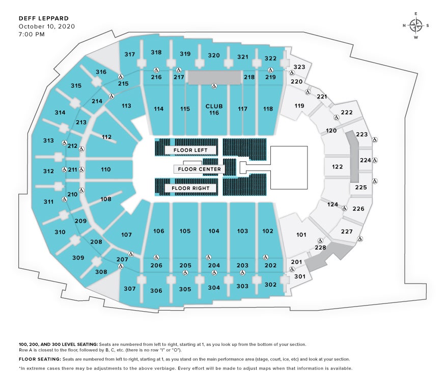 Wells Fargo Arena Des Moines Detailed Seating Chart | Elcho Table